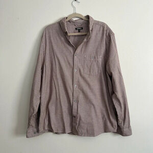 Express casual button down flannel shirt